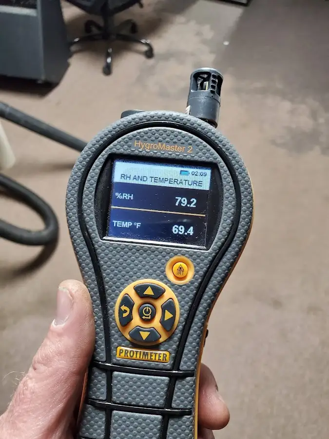 Moisture meter humidity assessment for Mold Remediation & Removal in East San Gabriel