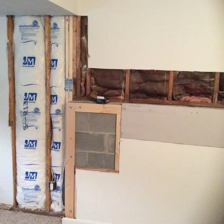 Wall insulation replacement during Structural Drying in East San Gabriel